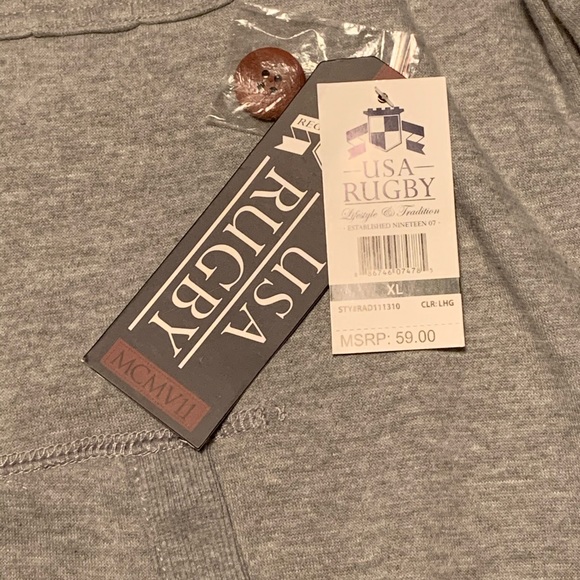 BNWT Mens Pullover Preppy Sweater by USA Rugby - Picture 4 of 4